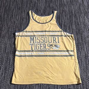 Missouri Tigers Muscle Tank Yellow Size Medium